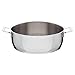 Alessi AJM102/28 Pots&Pans Casseruola Bassa a Due Manici in Acciaio Inossidabile 18/10 Lucido