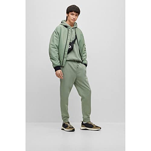 Image of HUGO Mens Running Style Mix Material Sneakers