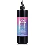 ★★★ MÁS FÁCIL DE USAR: Listo para usar, no es necesario medir la proporción o mezclar. Este producto viene con una tapa de botella con una boca puntiaguda para facilitar el vertido y el control. Perfectamente adecuado para la fabricación de joyas de resina y decoraciones artesanales, arte de vertido de resina, pintura, accesorios de ropa y otras ideas de manualidades y bricolaje.