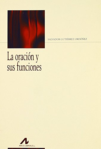 Portada de La oración y sus funciones