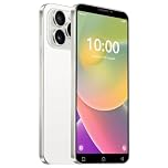 JtQtJ Mobile Phone of the Day Offer, 5.0" IPS Display, Dual SIM, 16GB ROM, Dual Cameras, Support:Wifi,GPS,Bluetooth,Face ID Cheap Phone (White)