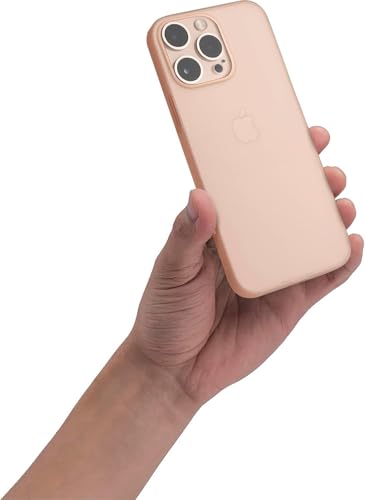 Image of ExpressB for iPhone 16 Pro Max Case Back Cover | Zero Drop Protection | Perfect for Minimalists | Ultra Thin Anti Scratch Matte Finish Case for iPhone 16 Pro Max (Classic - Desert Titanium)