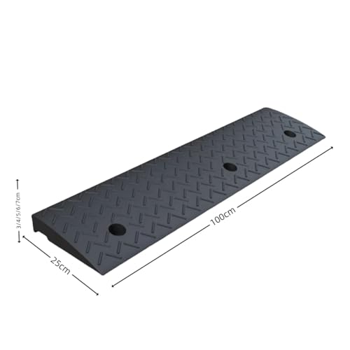 Rampa de Goma para Bordillo 100x25x3cm Rampa de Carga Pesada miniatura 2