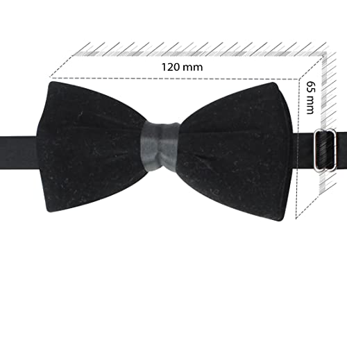 Image of PELUCHE Premium Black Bow tie for Men