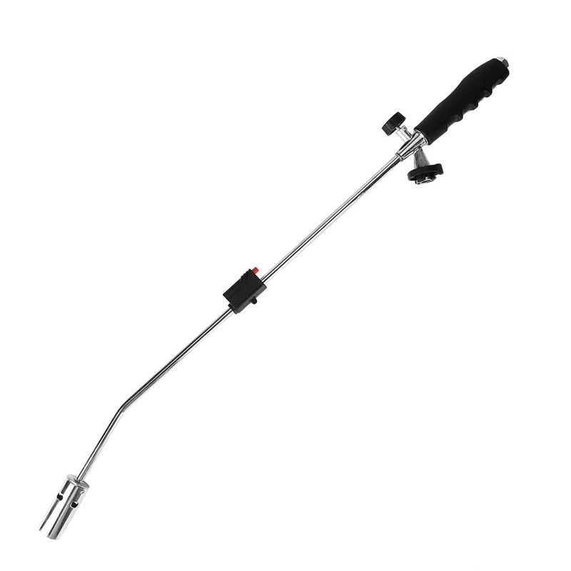 Adjustable Flame Weed Burner - Garden Torch for Permanent Weed Killing Compatible with Butane Gas Canisters for BBQ & Camping Stove Use Garden Burner and Weeds Killer [No Gas Included]