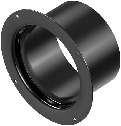 Kanalverbinder Flansch 75mm ABS - Wandanschluss Für Lüftungsrohre Und Heizungssysteme