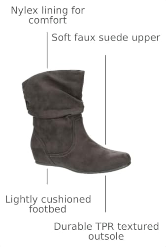 Image of XAPPEAL Carney - Women's Slip On Casual Slouch Short Ankle Boot