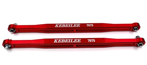 KEBEILEE CNC Aluminum#7075 Upgrade Toe Links for TRAXXAS XRT 1/6 (red)