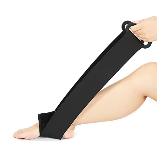 Haosie Stretching Exercise Strap, Foot Drop Plantar Ankle Training Belt, Strength Exercise Resistance Bands, 3.3 Feet Long