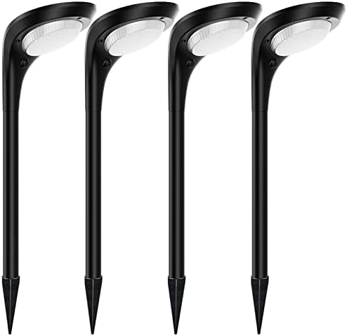JSOT Solar Outdoor Lights,IP55 Waterproof Solar Pathway Path Lights Decorative for Garden Path Walkway Yard Driveway Holiday Decoration Landscape Lighting In-Ground Lights 4 Pack