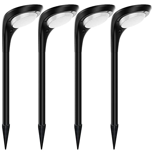 JSOT Solar Outdoor Lights,IP55 Waterproof Solar Pathway Path Lights Decorative for Garden Path Walkway Yard Driveway Holiday Decoration Landscape Lighting In-Ground Lights 4 Pack