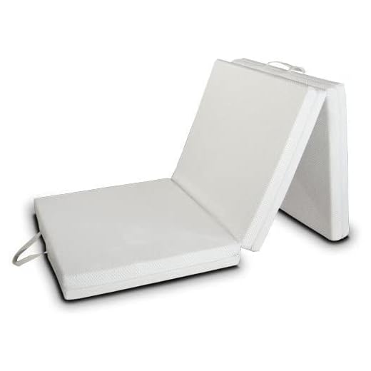 Matelas pliable avec âme en mousse polyuréthane - 97x200 cm H9 cm