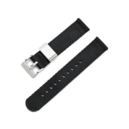 Bracelet de montre en nylon ideal pour le sport et le quotidien en taille 24 mm