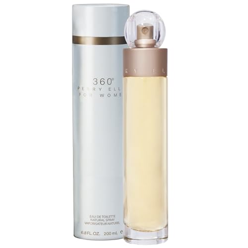 Perry Ellis 360° Eau De Toilette Spray for Women - Perfume for Women, EDT, Light & Bright Floral Fragrance, Designer Scent for Her, Long Lasting - 6.8 fl oz (200 mL)
