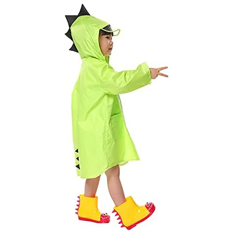 Chubasquero Impermeable con Dibujos de Dinosaurio para Niños y Niñas Cover