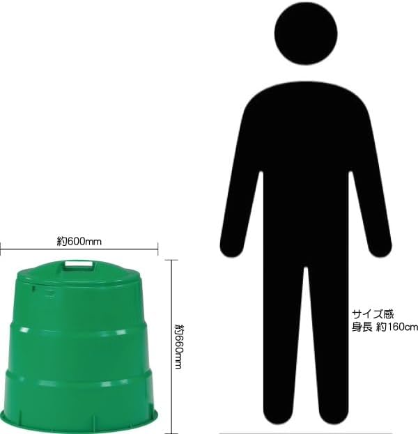 直営店セール】サンコー コンポスターセット/生ゴミ処理容器 【130L 