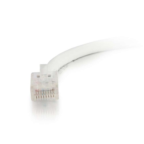 Image of C2G 00949 Cat5e Cable - Non-Booted Unshielded Ethernet Network Patch Cable, White (6 Inches)