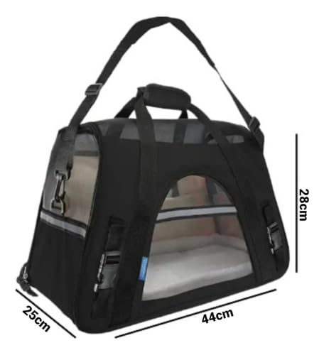 Bolsa De Transporte Pet Viagem Avião Carro Para Cães E Gatos
