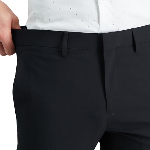 Haggar Men's 4-Way Stretch Ultra Slim Flat Front Dress Pant4