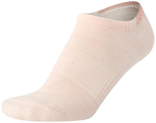 Image of Calvin Klein Womens No Show Socks - 6 Pack Breathable Cotton Blend Athletic Performance Low Cut Running Socks for Women
