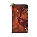 DaihAnle Intoxicated Red Wine Glass ﻿Hand-Held Wallet Fashionable Long Microfiber Leather Large Capacity
