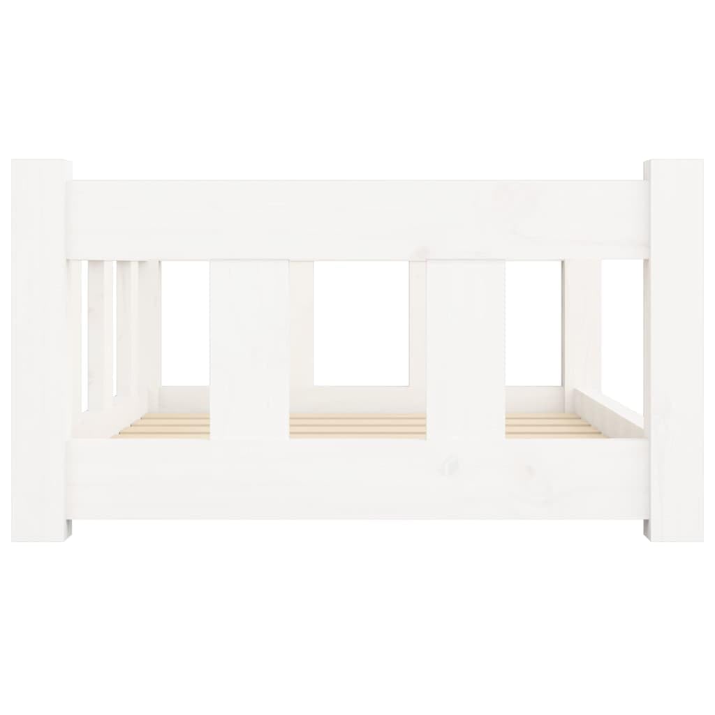Cama para perro (65,5 x 50,5 x 28 cm), color blanco