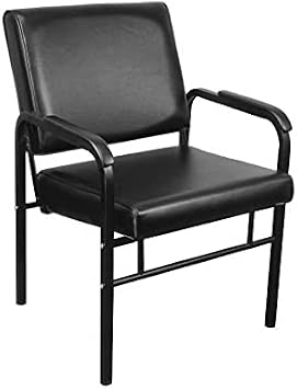 Berkeley Azle Shampoo Chair Reclining Salon Multi-Purpose Seat for Beauty Spa Hair Styling Studio, Black