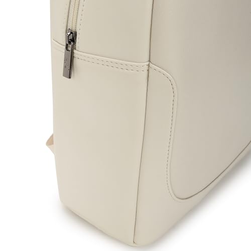 Image of Fastrack Backpack For Women | 11-Inch Tablet Compartment | Faux Leather Casual Backpack With Utility Pockets & Webbing Strap