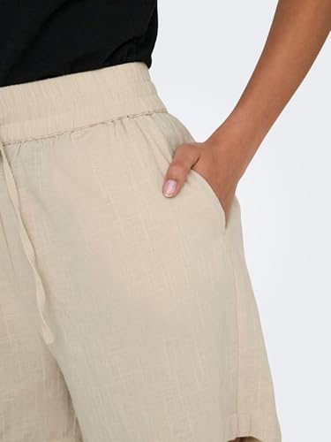 Shorts ONLY Onltizana String en coton tissé WVN confortable avec sa ceinture