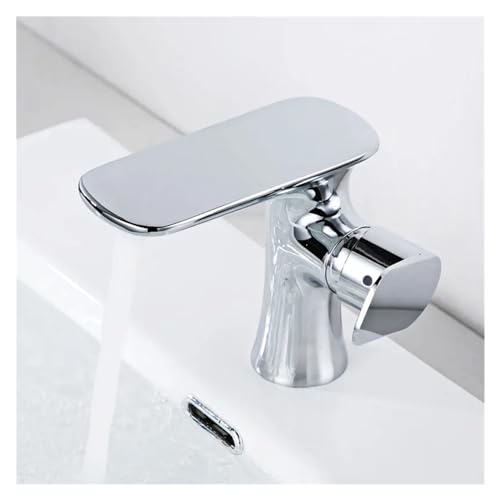 Mitigeur de salle de bains cascade pour vasque haute de comptoir moderne - 6