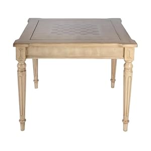 Butler specialty company vincent antique beige multi game card table  urban country home decor