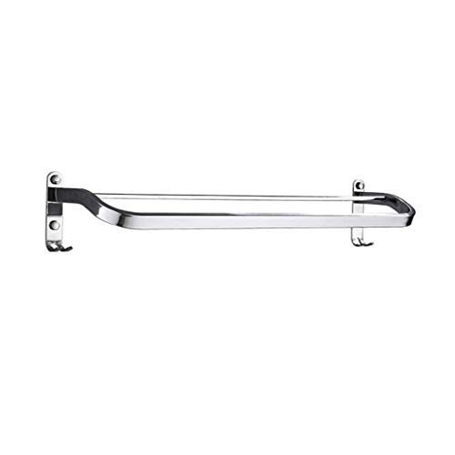Porte-serviettes de salle de bain double pour optimiser l'espace mural