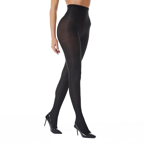Image of Frola Shaping Tights for Women 70D Shimmery Pantyhose for Dance Ballet Glitter Socks