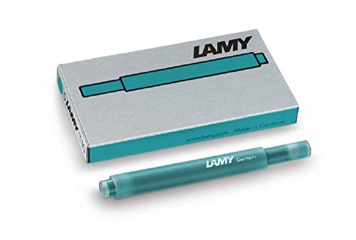 LAMY T10 Tintenpatrone mit großem Tintenvorrat - Großraumpatronen in der Farbe turmaline für alle Lamy Patronenfüllhaltermodelle - 1 Päckchen