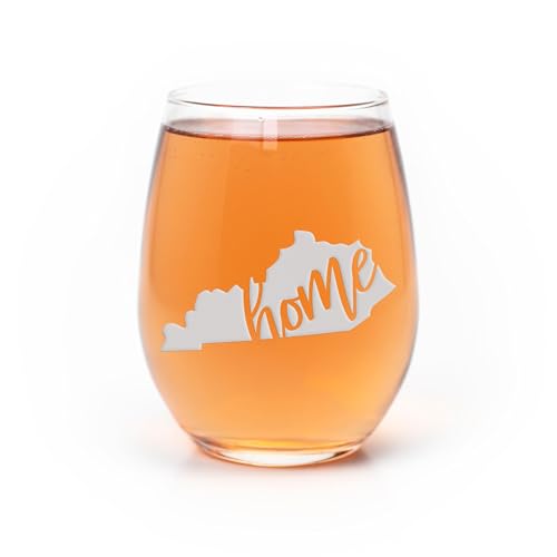 Kentucky State Stemless Wine Glass - Kentucky Fan Gift
