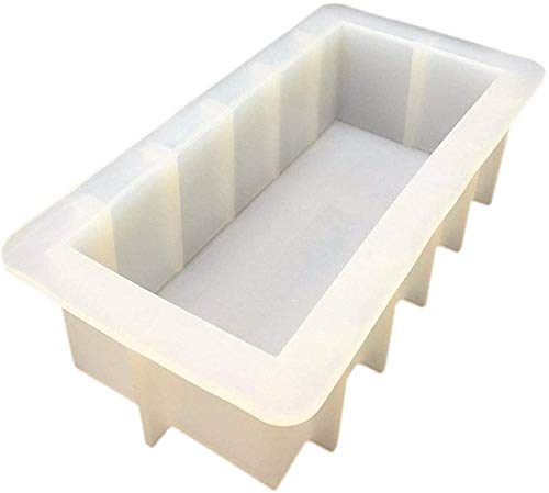 Silicone Soap Mold Rectangle White Loaf Soap Making Mould for Handmade DIY Crafts - Image 3