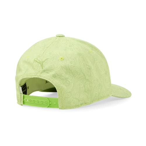 Puma Golf Men's Standard Windy P Classic Adj Hat, Butterfly-Greenery, One Size #TOP3