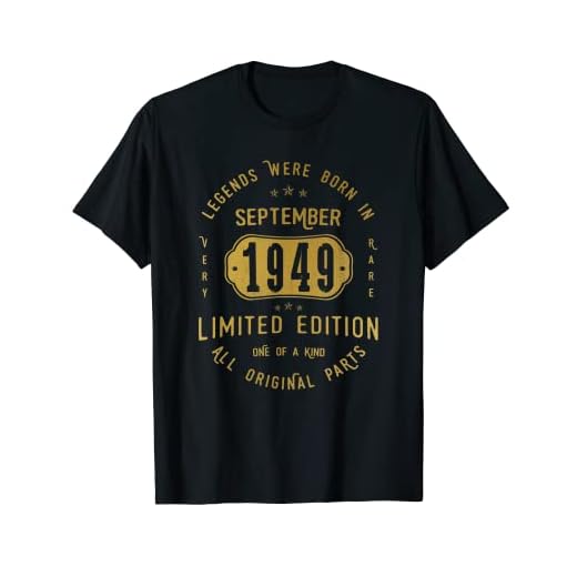 73 años Cumpleaños Las Leyendas nacen en Septiembre de 1949 Camiseta