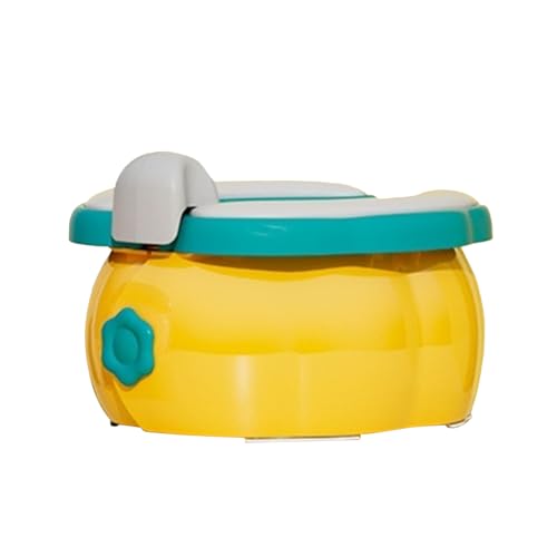 Asiento de inodoro portátil con forma de calabaza, ligero, plegable, para entrenamiento, asiento antideslizante para niños de 2 a 6 años, para viajes, camping, portátil, suministros para bebés