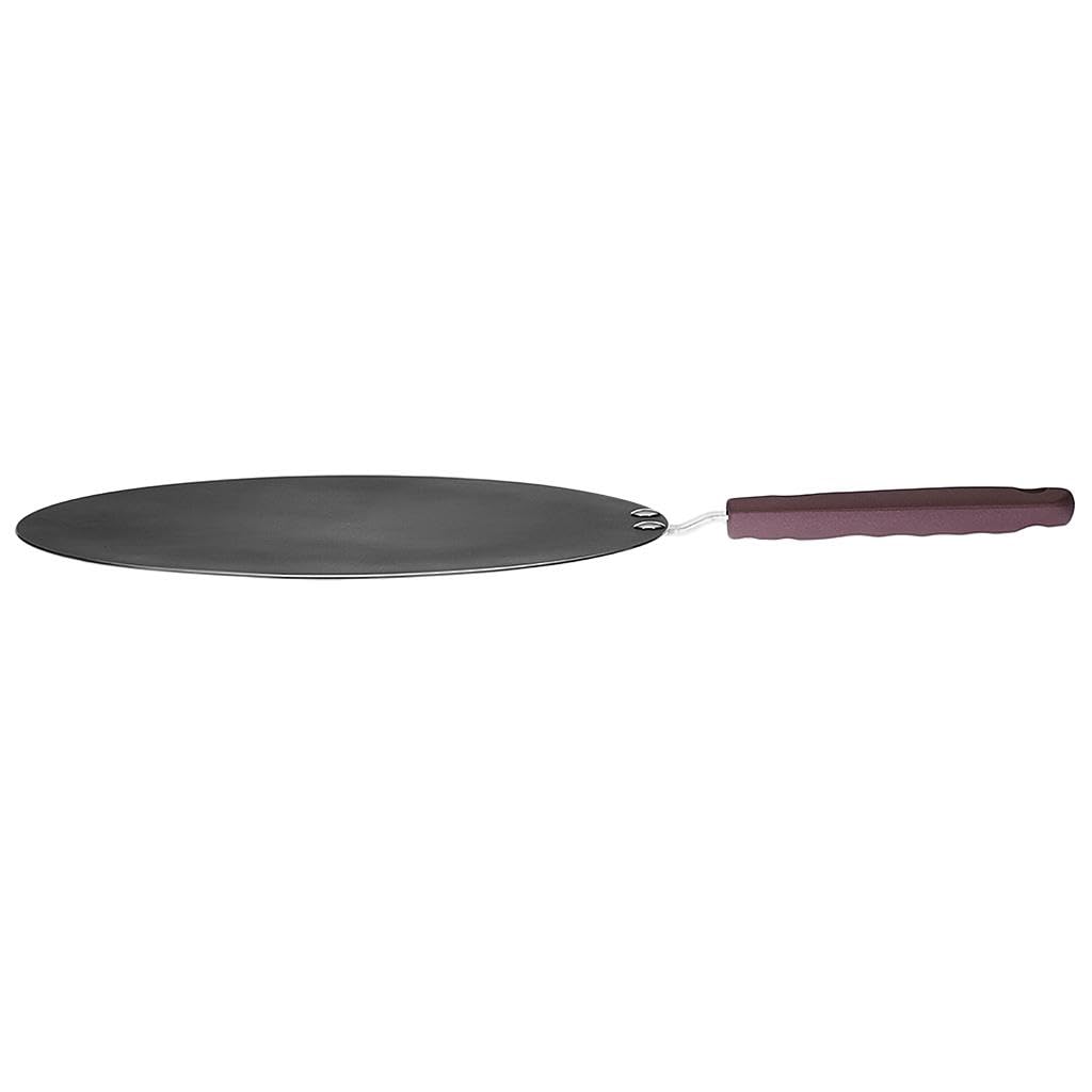 30 cm Antihaft Crêpe Pfanne, Tawa, Tava, Chapati Form, Kuchenform, aa Schwarz