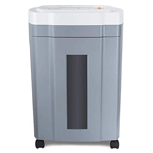 Shredder for Home/Office Paper Shredder,Cross-Cut Paper and Credit Card Shredder, Security Level P-4,10 Pieces Can Be Crushed at A Time, Lasting 10 Minutes, 15L Capacity