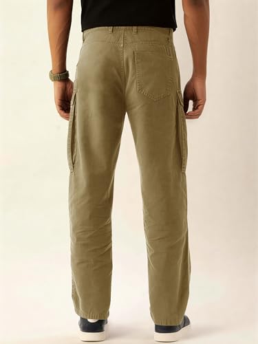 Image of Noble Monk Cargo for Men || Cotton Cargo Pant || Stylish Multi-Pocket Casual Trousers for Men