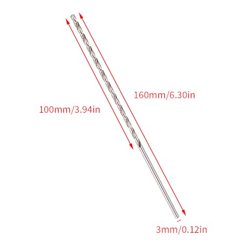 Foret HSS long 1/8" pour percer sans dévier le bois et le plastique - 3