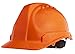 Safety Hard Hat by AMSTON- Adjustable Helmet With 'Keep Cool' Vents, Meets ANSI z89.1 Standards, Personal Protective Equipment/PPE for Construction, Home Improvement, DIY Projects (Orange)