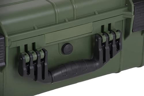 Image of MEIJIA All Weather IP67 Waterproof Hard Camera Case,Hard Protective Case,Hard Case with Customizable Foam,Fit Use of Drones,Camera,Equipments,Pistols(Green,20.62 x16.85x8.11inches)