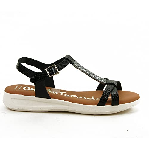 Oh! My Sandals - Sandali per: Donna, Nero, 36 EU