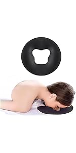 OULIGET Silicone Face Massage Pillow,SPA Beauty Face Relax Headrest,Salon Skin Care Soft Overlay ...