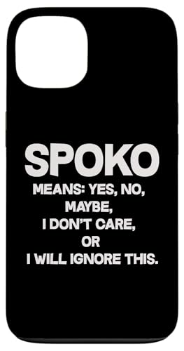 Spoko Means Yes No Maybe Funny Polish�t���[�Y �X�}�z�P�[�X iPhone 13 �p