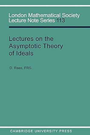 LMS: 113 Asymptotic Theory, Ideals book cover