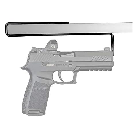 Gun Storage Solutions Shelf Kickstands & Holders - Gun Rack, Organize Your Safe and Displays. Works for Pistols and Handguns .22 Cal and Larger (Carry Optic Handgun Hangers Pack of 2) Cover